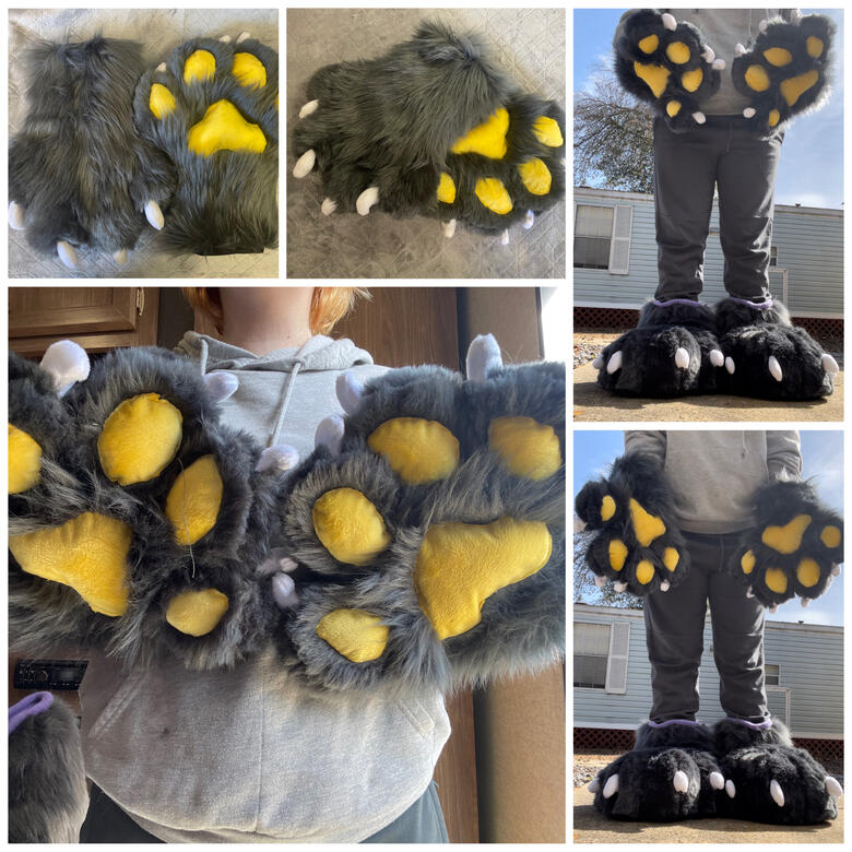 Puffy Paws and Planti 1.0 Feet Paws