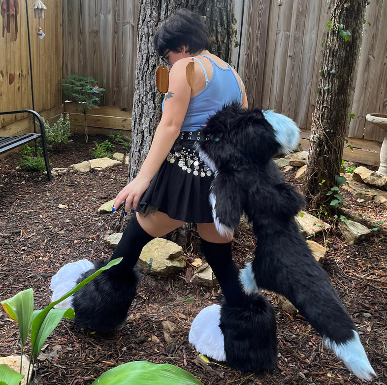 X-Large Shark Tail and Planti Feet Paws